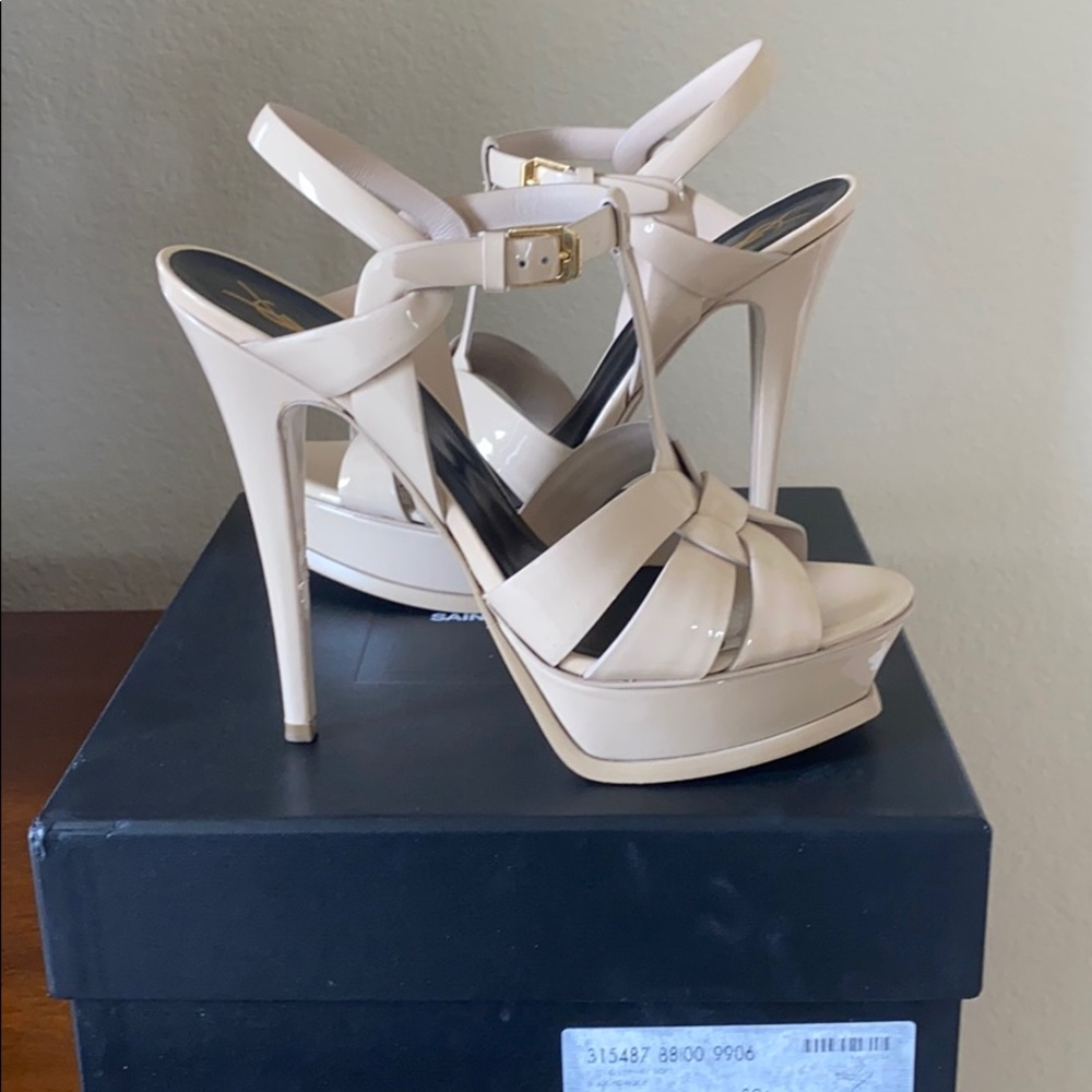 Saint Laurent Tribute Platform Sandals